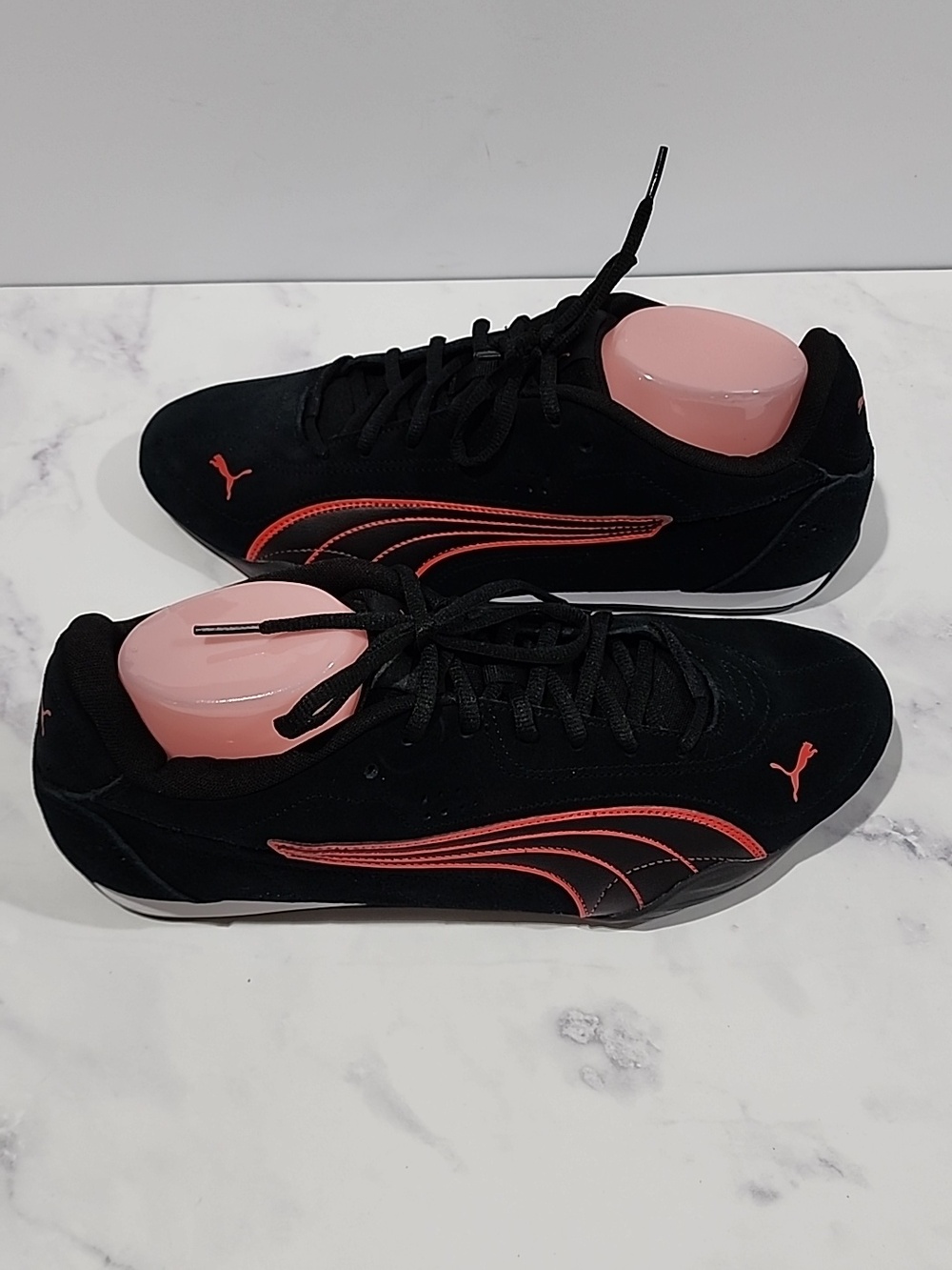 Puma Black and Red Sneakers Brand New No Tag